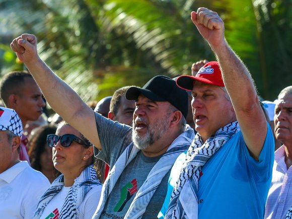 Pueblo capitalino toma las calles a favor de Palestina (+ Fotos y Posts)