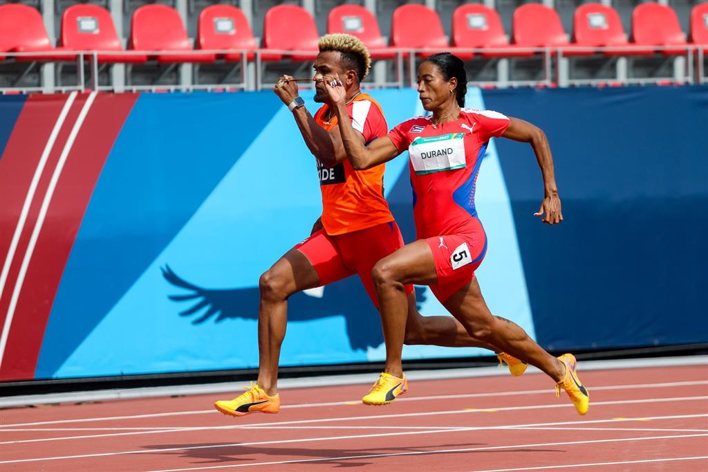 Omara Durand with gold and Parapan American record in the 100 meters