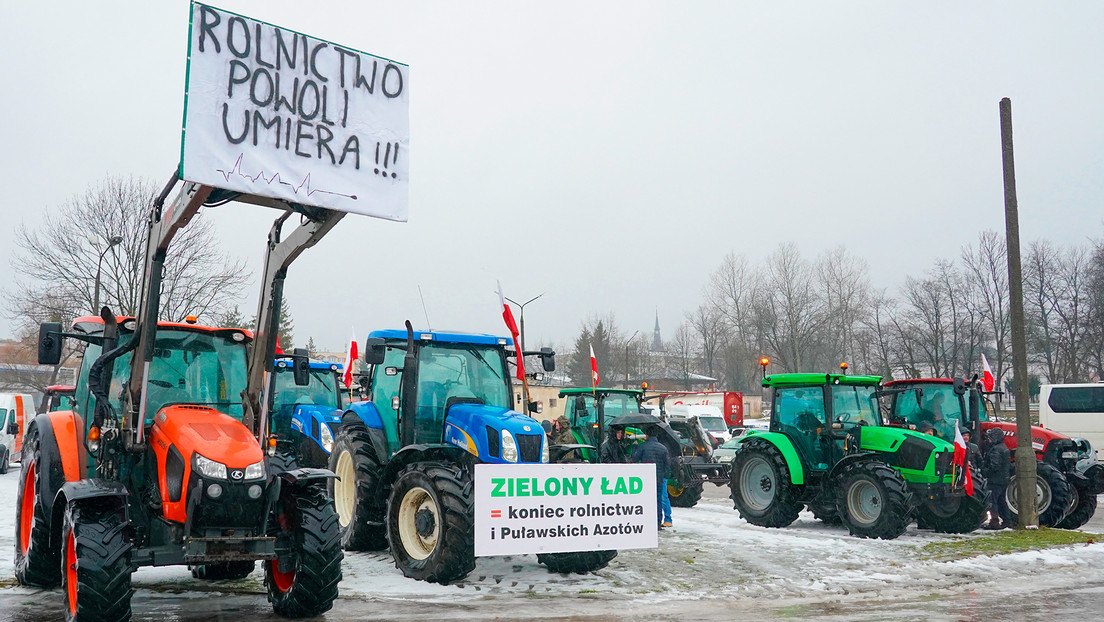 Wezwali do strajku rolników w Polsce, którego celem byłoby zamknięcie granicy z Ukrainą