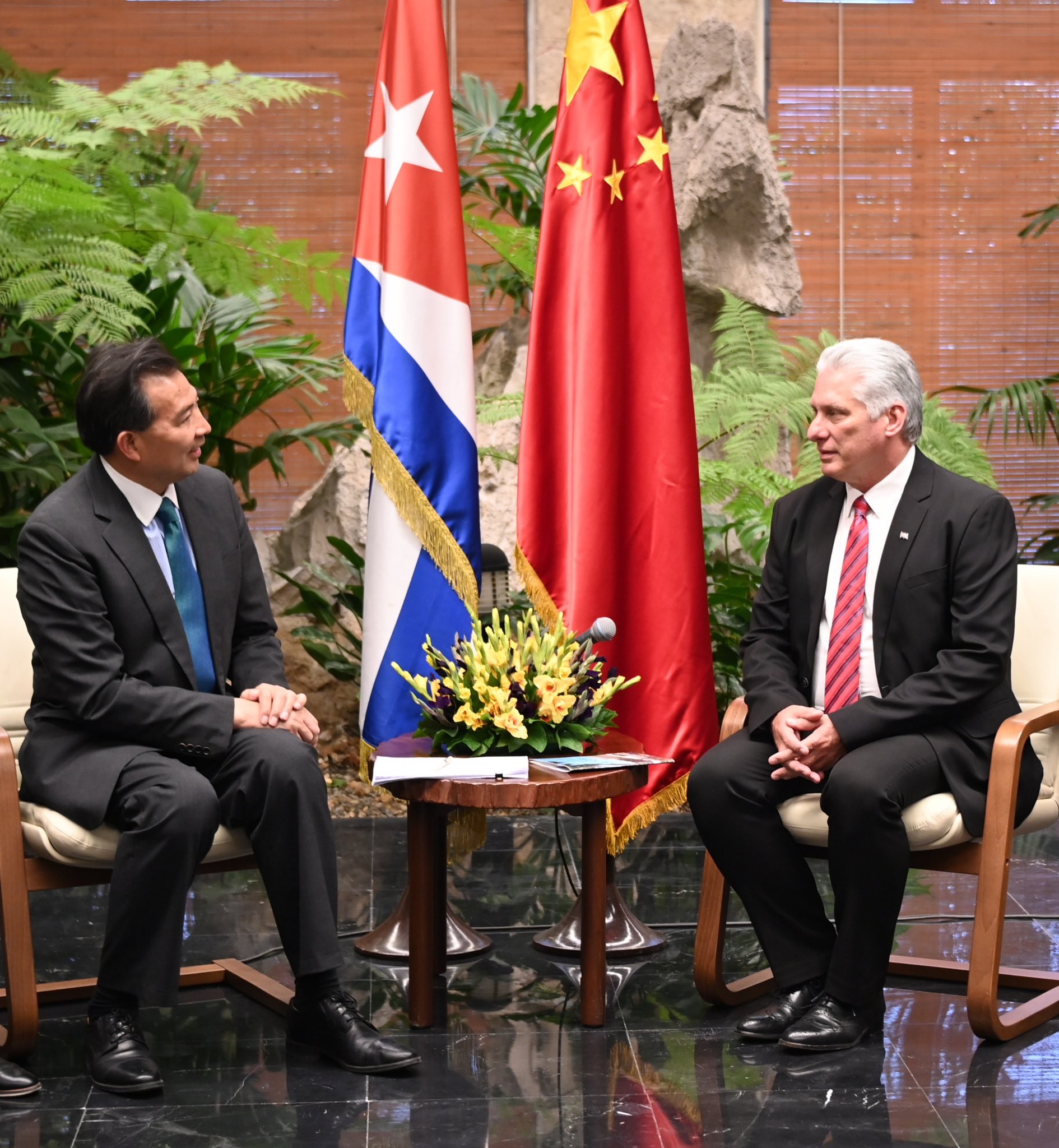 Díaz-Canel received the president of the Chinese cooperation agency (+ Post)