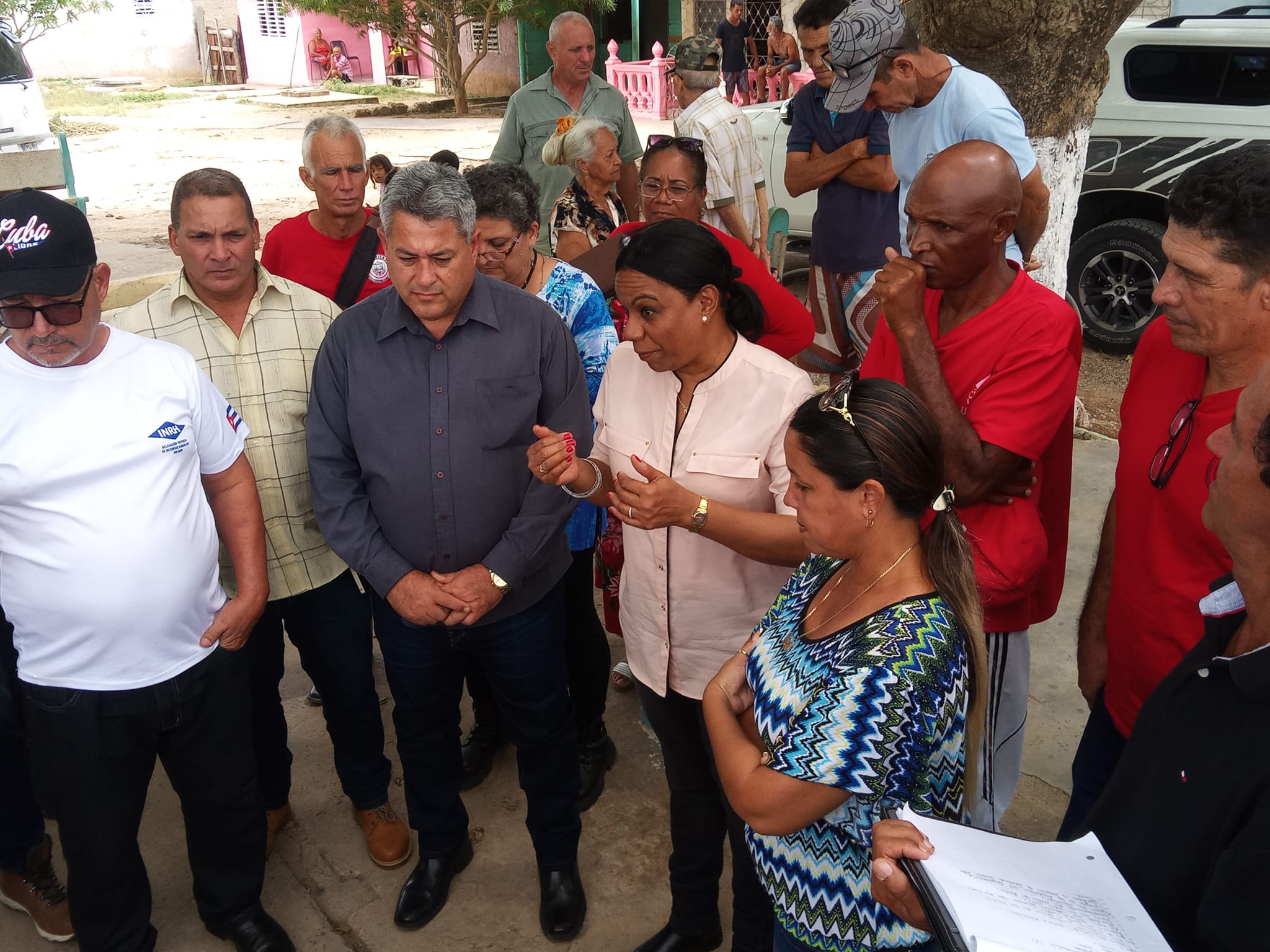 Une visite du gouvernement évalue le secteur hydraulique à Nuevitas (+ Post)