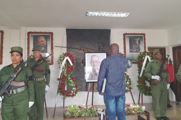 Despide Camagüey al General de Cuerpo de Ejército, Ramón Espinosa Martín