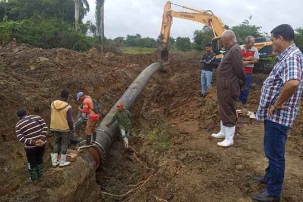 Avance significativo en rehabilitación de estación de bombeo de presa Caonao en Camagüey