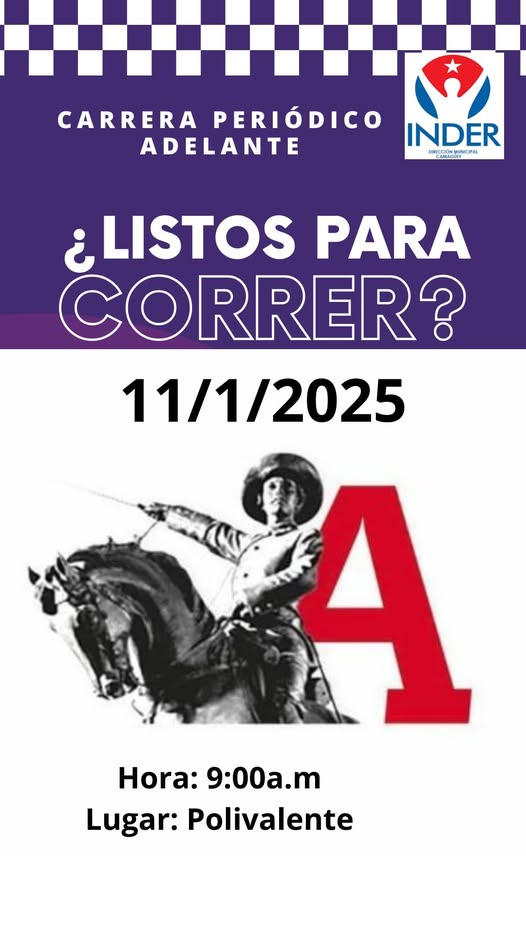 Invita semanario Adelante a carrera popular