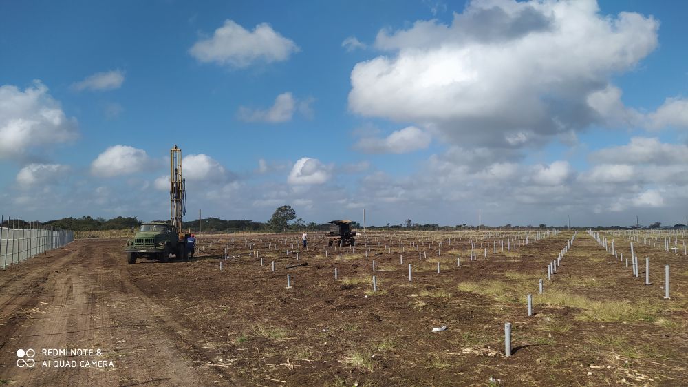 Avanza la construcción del parque solar fotovoltaico en Vertientes