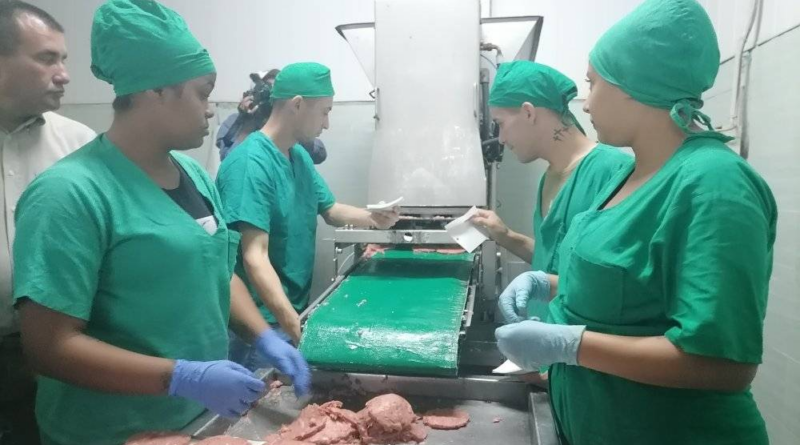 Producciones en el combinado Cesar Escalante