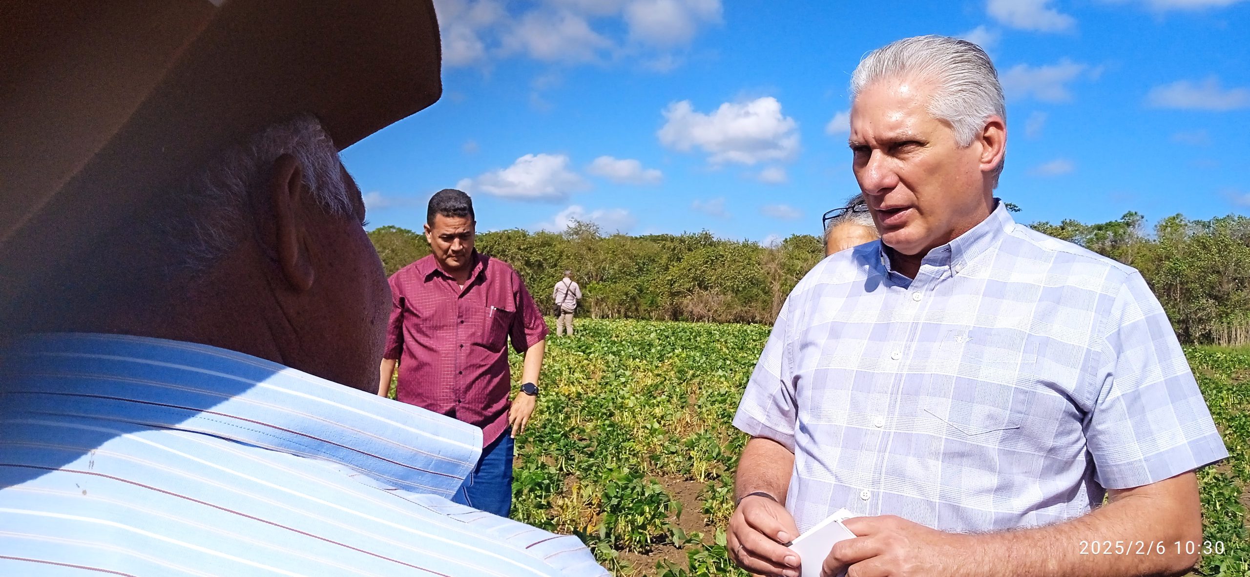 Visita del Presidente de la República de Cuba por el municipio de Najasa (+ Fotos)