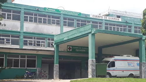 Montan pizarra telefónica inteligente en hospital de Nuevitas