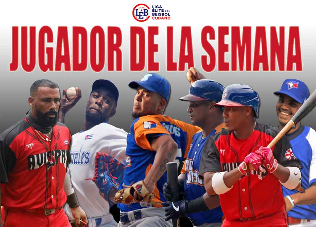Nominados mejores atletas de la semana en liga cubana de béisbol