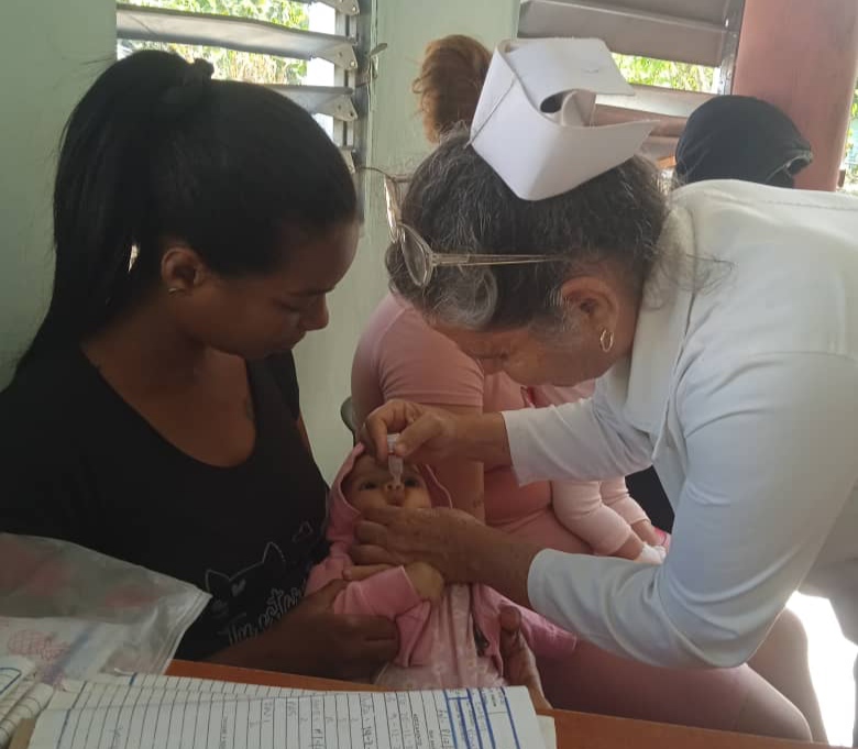 Marcha de forma satisfactoria en Céspedes Campaña de vacunación antipoliomielítica