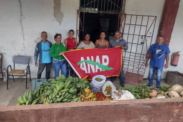 Campesinos de Minas donan alimentos al hospital René Vallejo en acto solidario