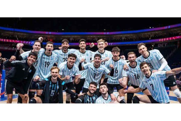 Argentina superó a Cuba Liga de Naciones de Voleibol (m)