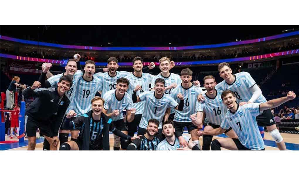 Argentina superó a Cuba Liga de Naciones de Voleibol (m)