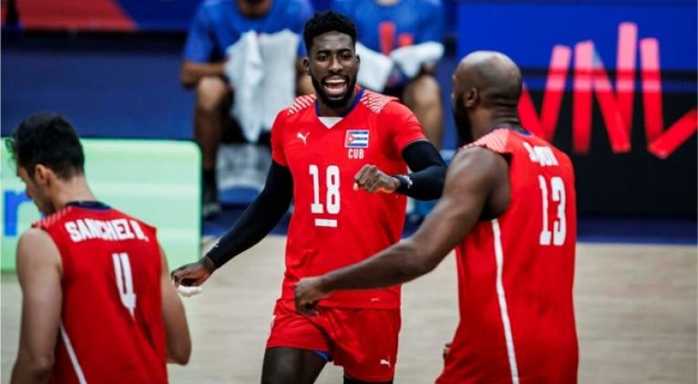 Voleibolistas cubanos ultiman detalles para segunda semana en Liga de Naciones
