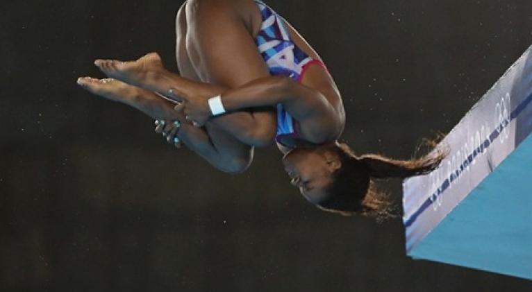 Dupla mixta de plataforma cumple en el Mundial de Singapur