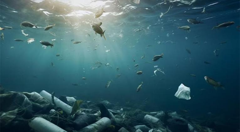 Océano Atlántico inundado de nanoplásticos