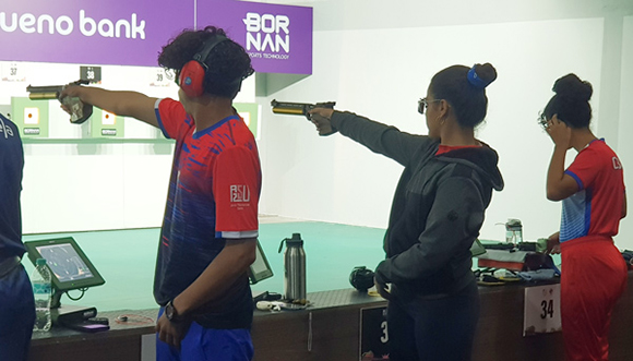 Tiradores cubanos ya dispararon en Asunción 2025