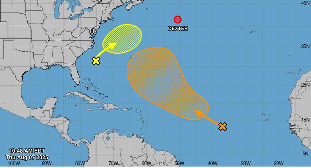Tormenta tropical Dexter se debilitará