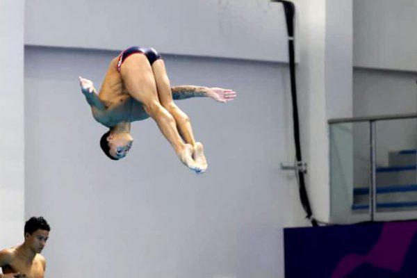 Oro para Frank Abel Rosales desde el trampolín de un metro