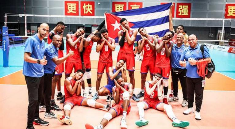 Cuba barrió a Brasil en Mundial Sub-21 de Voleibol