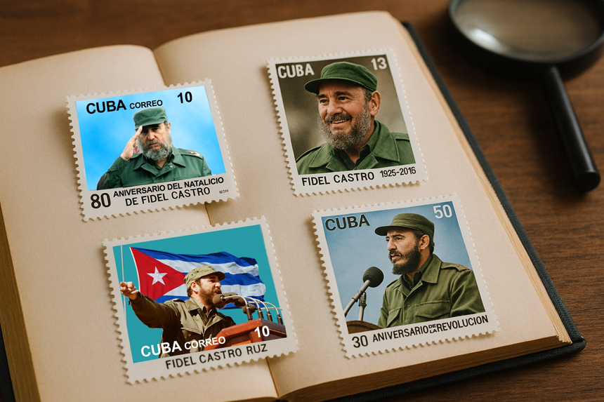 Amigos de la filatelia honrarán a Fidel Castro en la Biblioteca Nacional