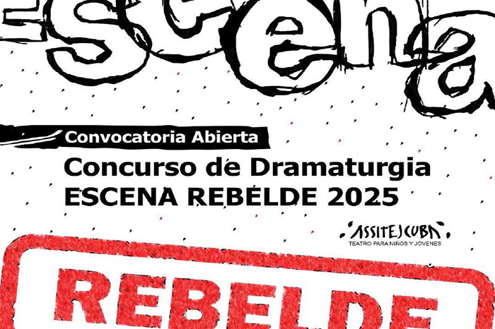 Convocan a escritores a Concurso Escena Rebelde 2025