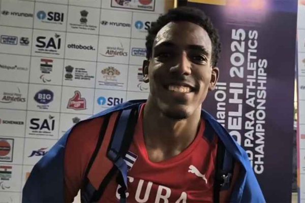 Cubano Robiel Sol con salto dorado en el Mundial de Paratletismo
