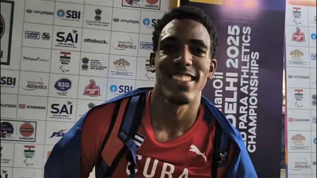 Cubano Robiel Sol con salto dorado en el Mundial de Paratletismo