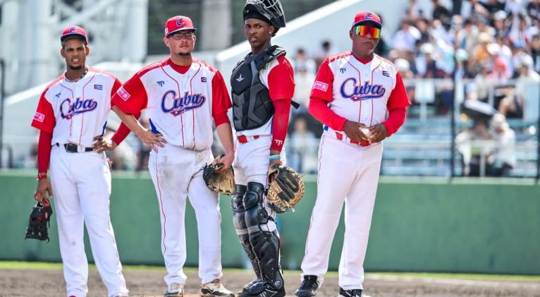 Cuba sufre primera derrota en Copa Mundial de béisbol Sub-18