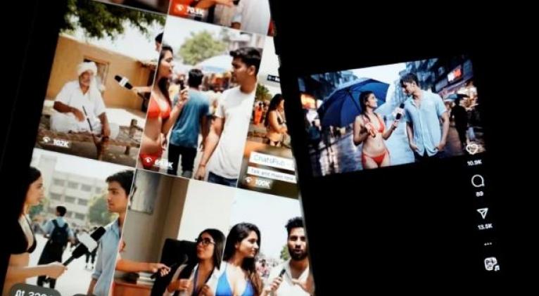 En internet, la moda de los videos falsos generados por la IA alimenta el sexismo