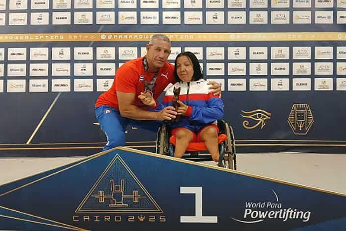 Bronce mundial de parapesas para cubana