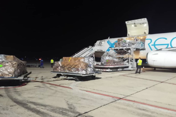 Arriba a Santiago de Cuba donativo del PMA y UNFPA