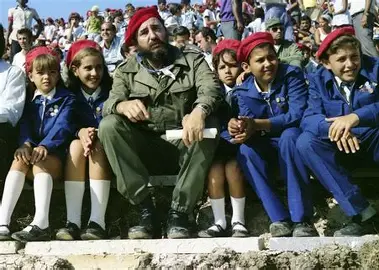 La sensibilidad de Fidel por los niños y jóvenes