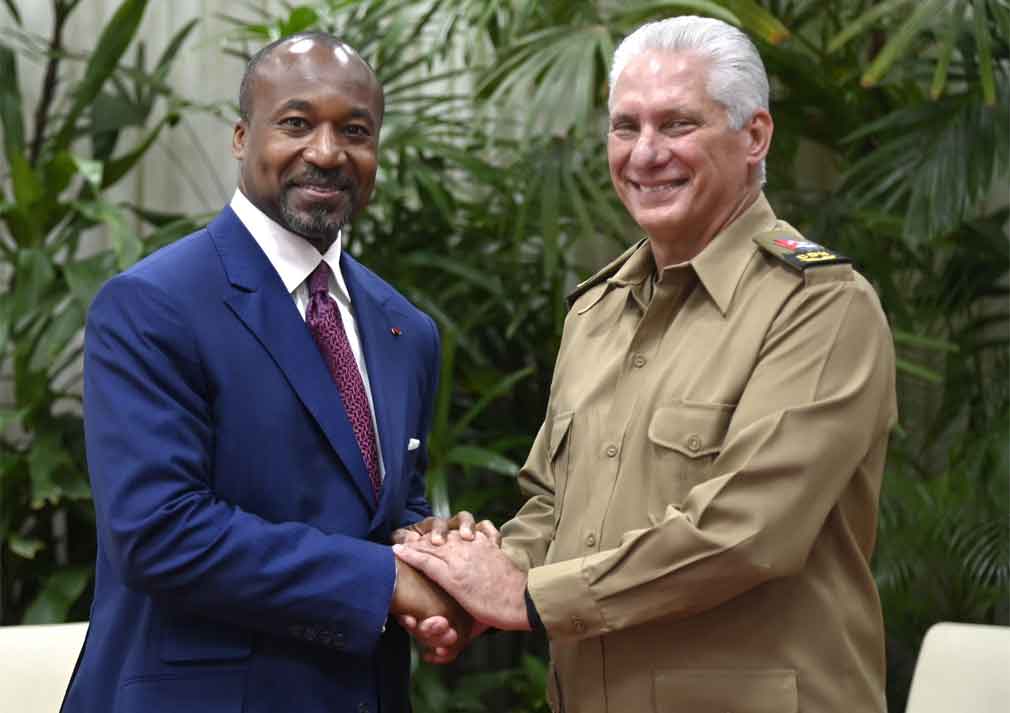 Presidente cubano recibe a ministro de la República del Congo