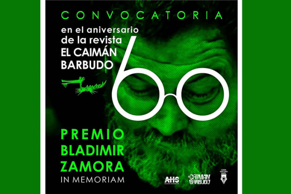 Convocan nueva edición del Premio Bladimir Zamora in Memoriam