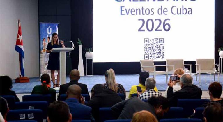 Presentan calendario de eventos en Cuba para 2026