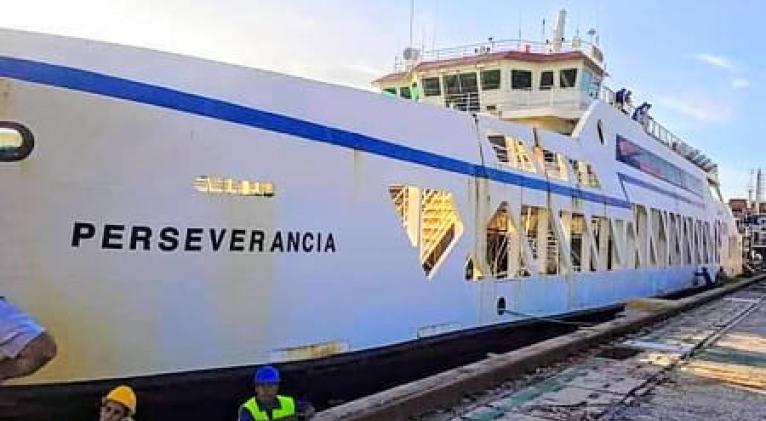 Retorna ferry Perseverancia al servicio tras reparación