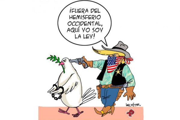 Gobierno de Estados Unidos representa la única amenaza a la paz regional