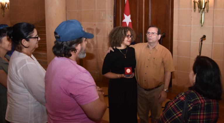 Recibieron Pastores por la Paz sello conmemorativo del ICAP