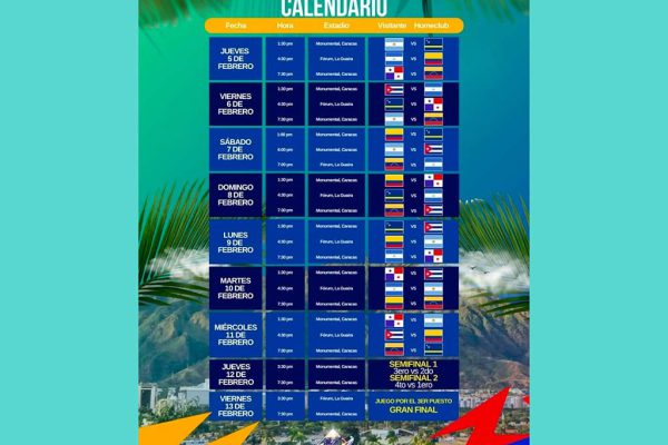 Anuncian calendario de la Serie de las Américas Caracas 2026