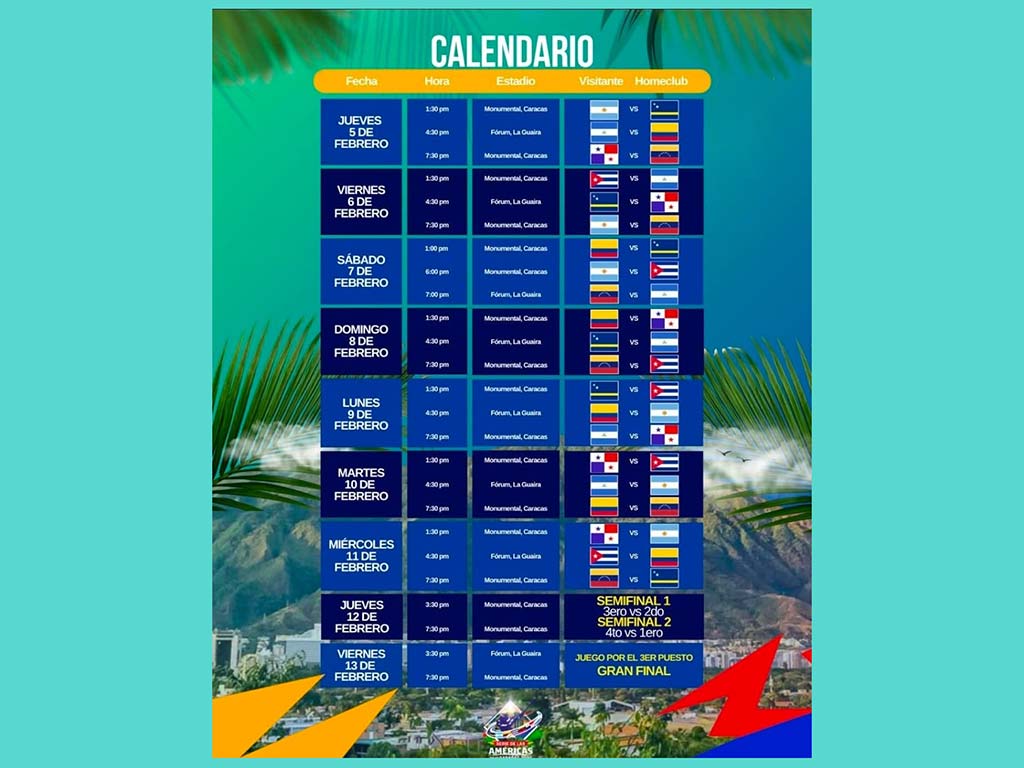 Anuncian calendario de la Serie de las Américas Caracas 2026