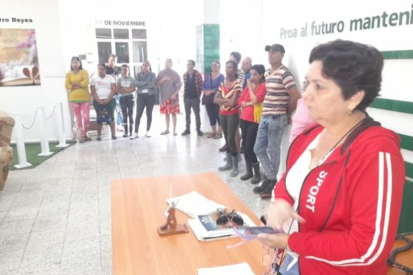 Respaldan a Venezuela colectivo de la Empresa Cuba-Petróleo en Camagüey
