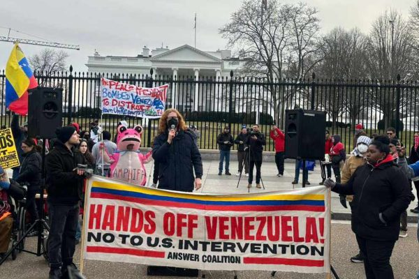 En ciudades de EE.UU.: ¡No a la guerra contra Venezuela!