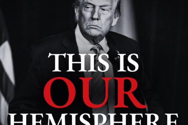 La doctrina Donroe, el hemisferio y una foto que amenaza