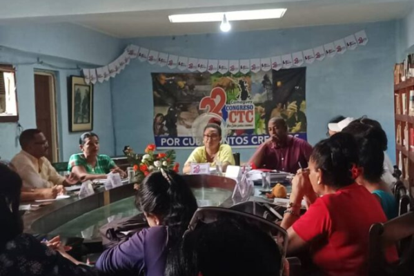 Apuesta por cumplir cronograma asambleario del Congreso movimiento sindical en Camagüey