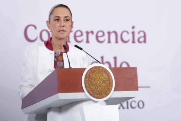 Pueblos pueden poner límite a Trump, afirma Presidenta de México