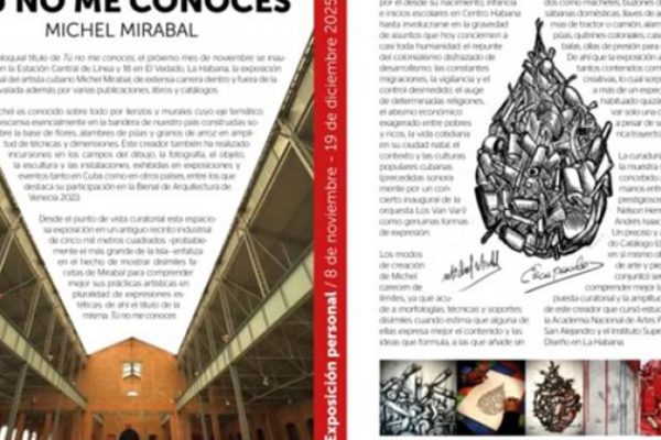 Catálogo de exposición de Michel Mirabal eterniza sus metáforas
