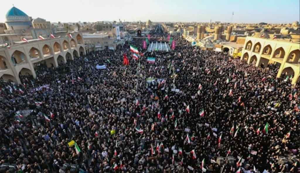 Gigante apoyo al gobierno en todo Irán