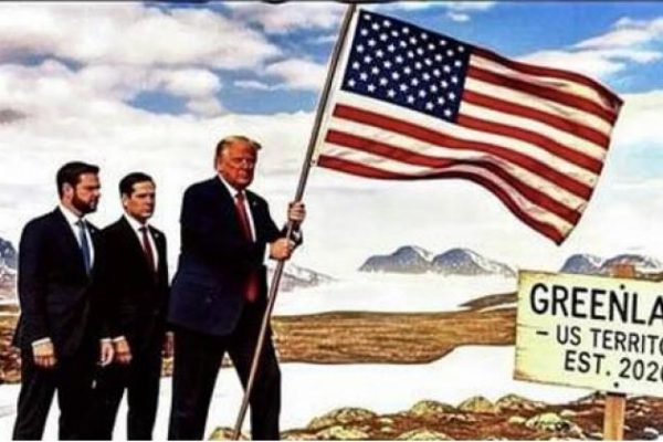 Venezuela, Groenlandia y Canadá bajo la bandera de EE.UU. en las publicaciones de Trump