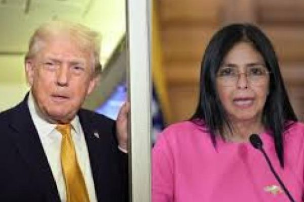 Presidenta encargada Delcy Rodríguez sostuvo diálogo con Donald Trump